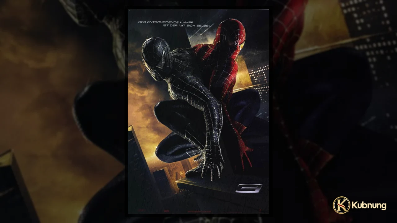 สไปเดอร์แมนในชุดสีดำจาก Spider Man 3 (2007)