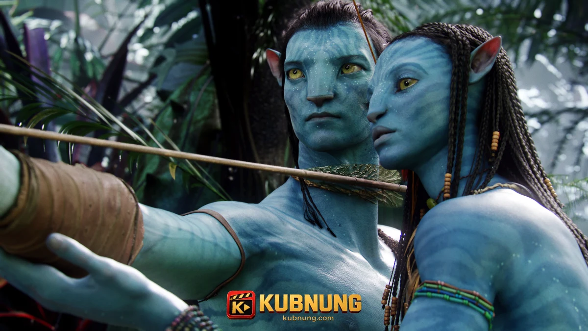 เจค ซัลลี และเนย์ทีรีฝึกยิงธนูในป่าแพนดอราจาก Avatar อวตาร