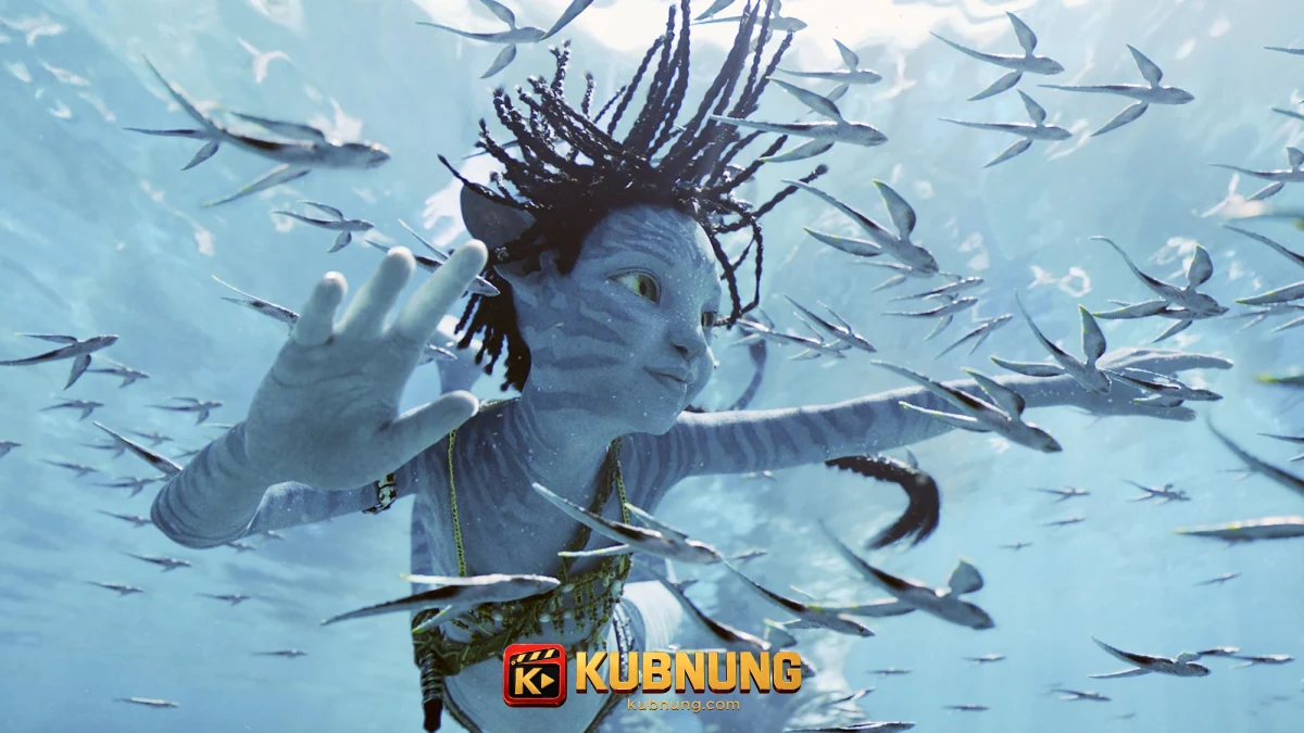 ชาวนาวีว่ายน้ำท่ามกลางฝูงสัตว์ทะเลจาก Avatar The Way of Water