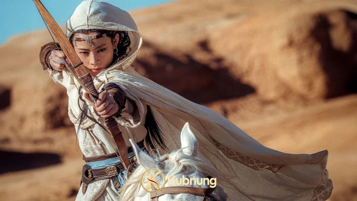 Blades of the Guardians (2026) ยอดยุทธดาบไร้พ่าย นักรบหญิงเล็งธนูบนหลังม้าท่ามกลางทะเลทราย