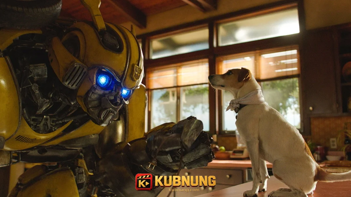 บัมเบิลบีพบสุนัขภายในบ้านในภาพยนตร์ Bumblebee