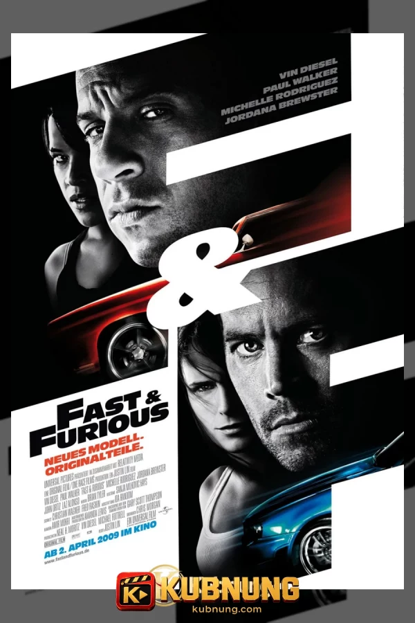 โปสเตอร์ Fast & Furious (2009) เร็ว…แรงทะลุนรก 4 ยกทีมซิ่ง แรงทะลุไมล์