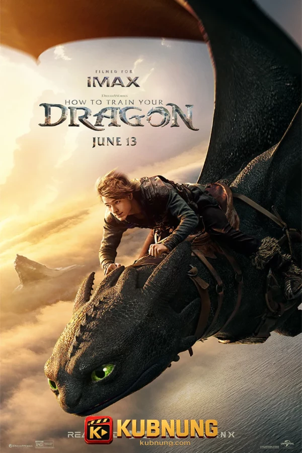 โปสเตอร์ How to Train Your Dragon (2025) อภินิหารไวกิ้งพิชิตมังกร