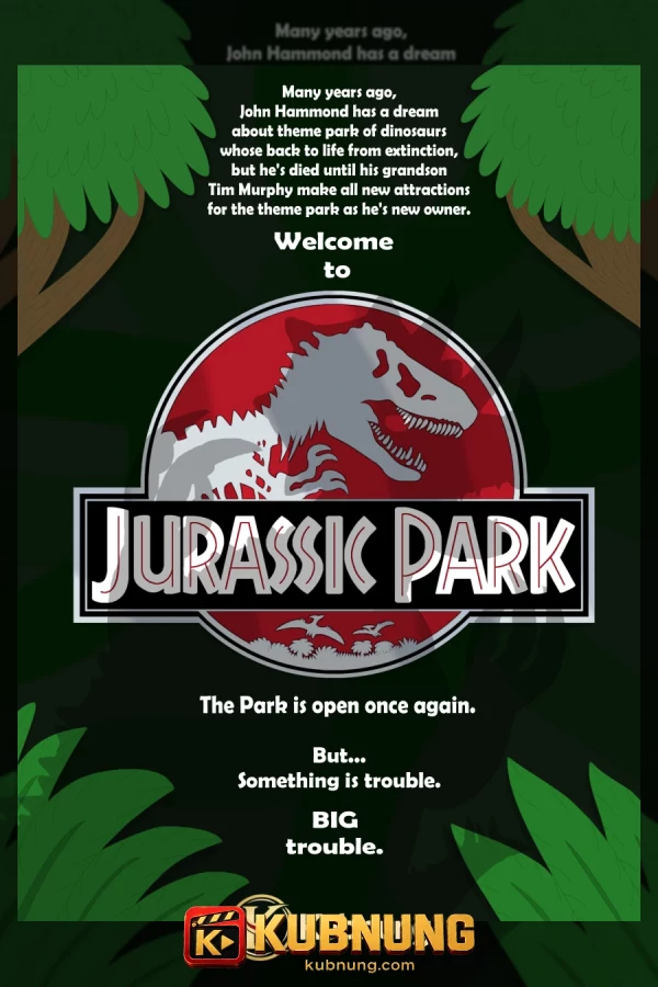 โปสเตอร์ Jurassic Park (1993) จูราสสิค พาร์ค กำเนิดใหม่ไดโนเสาร์
