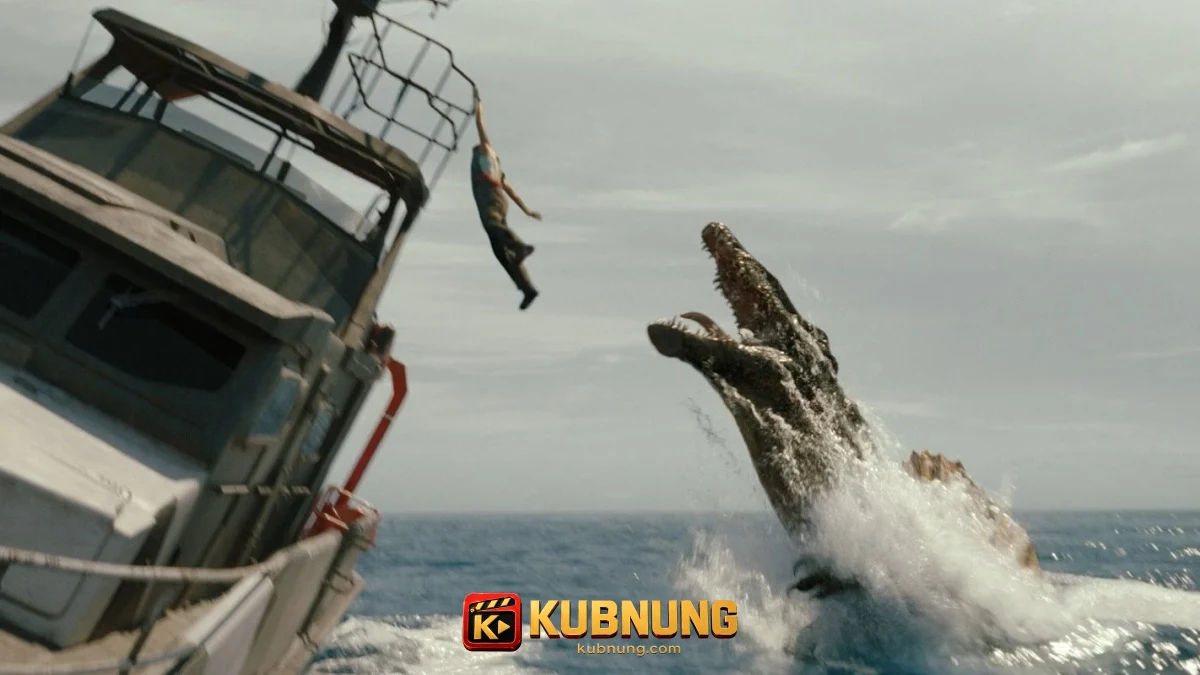 ทีมสำรวจหนีไดโนเสาร์กลางทะเลใน Jurassic World Rebirth