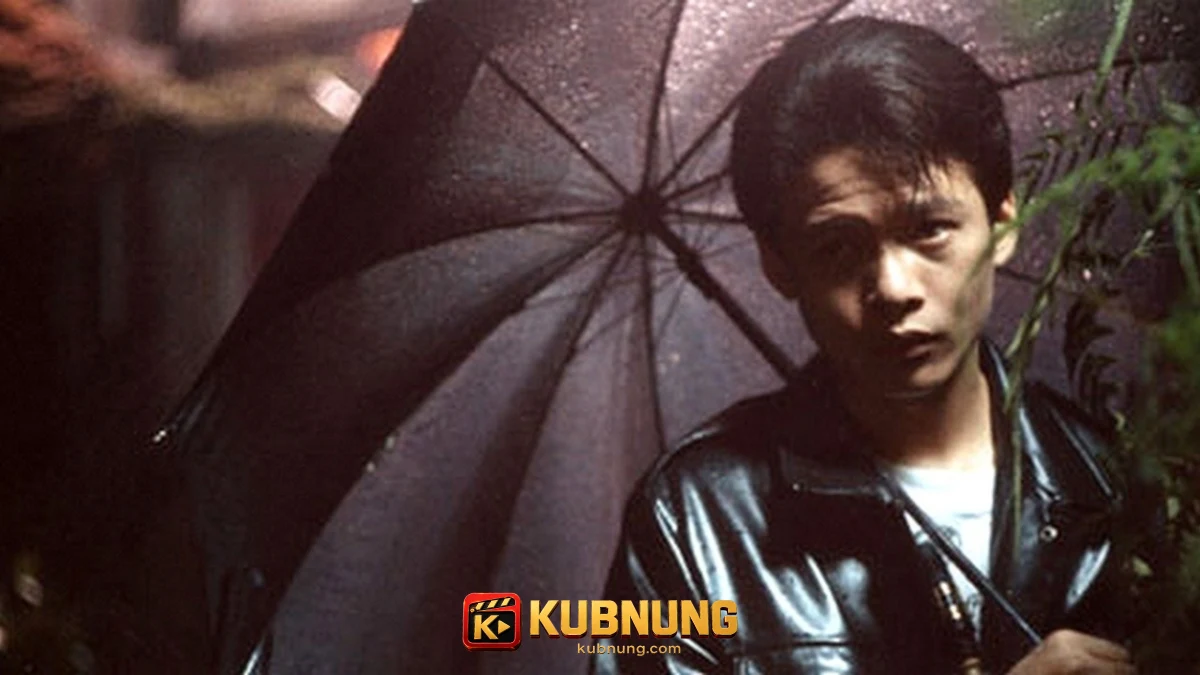 Sweet Degeneration (1997) ชายหนุ่มกับร่มในฉากจาก Sweet Degeneration