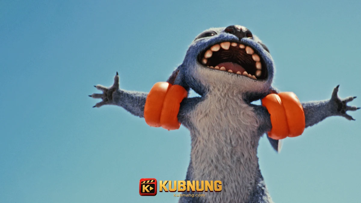 สติทช์สวมปลอกแขนลอยน้ำใน Lilo and Stitch ฉบับไลฟ์แอ็กชัน