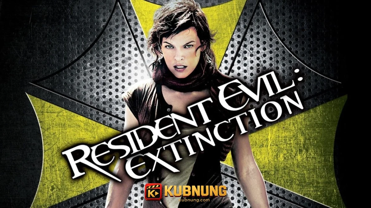 ขบวนผู้รอดชีวิตเดินทางข้ามทะเลทรายใน Resident Evil Extinction