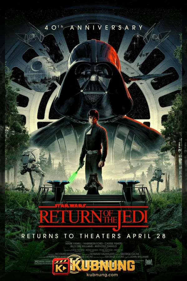 โปสเตอร์ Star Wars: Episode VI – Return of the Jedi (1983) สตาร์ วอร์ส เอพพิโซด 6 การกลับมาของเจได