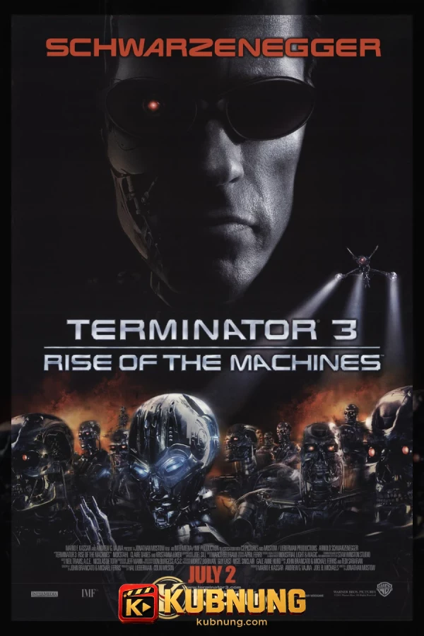 โปสเตอร์ Terminator 3: Rise of the Machines (2003) คนเหล็ก 3 กำเนิดใหม่เครื่องจักรสังหาร