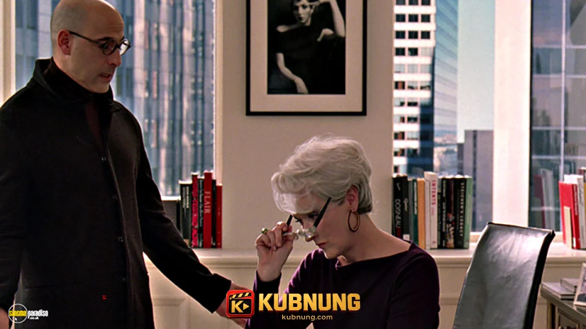 The Devil Wears Prada (2006) นางมารสวมปราด้า มิแรนด้า พรีสต์ลีย์กับไนเจลในห้องทำงานจาก The Devil Wears Prada