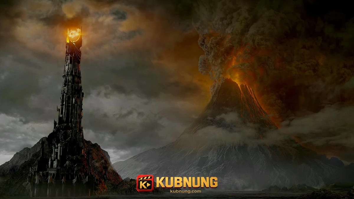 หอคอยบารัดดูร์และภูเขาไฟมอร์ดอร์ใน The Return of the King