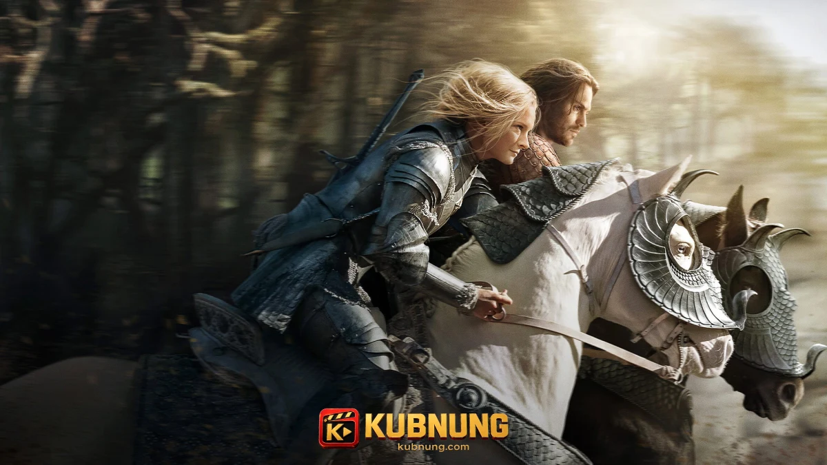 The Lord of the Rings: The Rings of Power Season 1 (2022) เดอะลอร์ดออฟเดอะริงส์: แหวนแห่งอำนาจ ซีซั่น 1 กาลาเดรียลและเอลรอนด์ขี่ม้าใน The Rings of Power Season 1