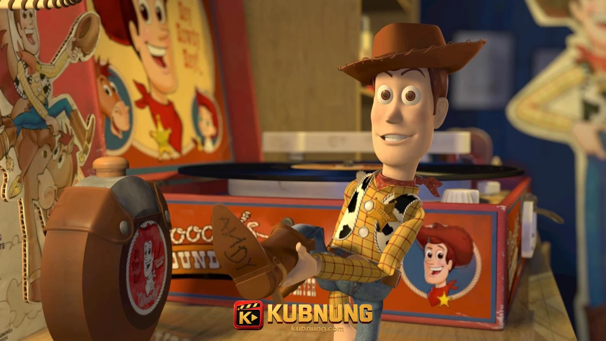 วูดดี้พบของสะสมจากรายการ Woody’s Roundup ใน Toy Story 2